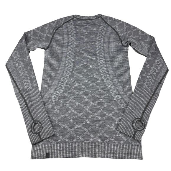 LULULEMON Rest Less Pullover Size 6 Heathered Black - Picture 6 of 9